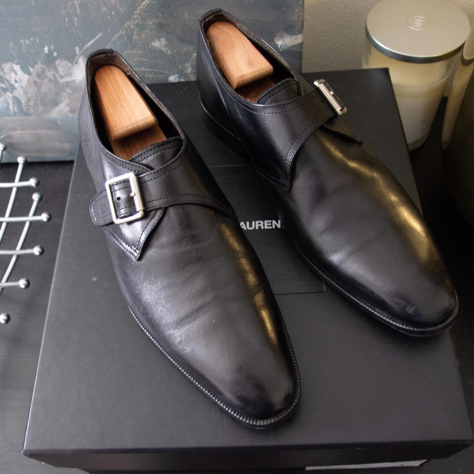To Boot New York Single Monk Strap Dress Shoes